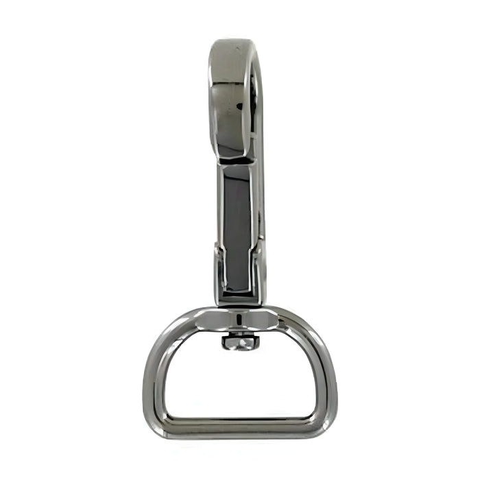 3/4" Shiny Gunmetal, Tear Drop Lever Swivel Snap, Zinc Alloy-PK5