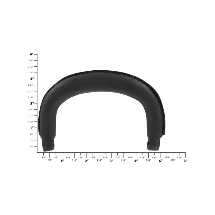 4 1/2 Black, Case Handle, Leather