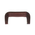 4 1/2" Brown, Padded Post Handle, Leather