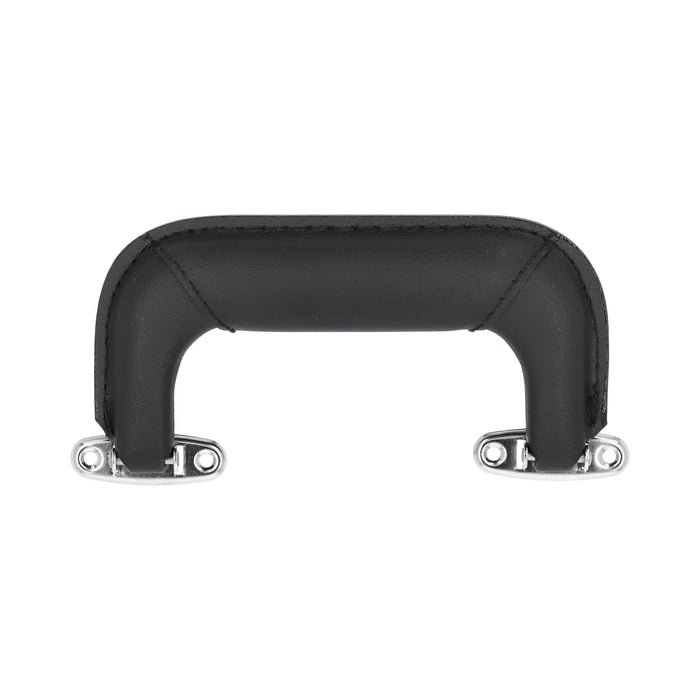 Ohio Travel Bag 4 3/4" Black, Handle with Nickel Hardware, Vinyl, #L-3884 L-3884
