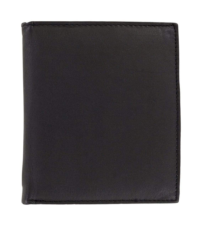 Ohio Travel Bag Novelty & Gift 4" Black, Hipster Wallet, Leather, #M-1659 M-1659
