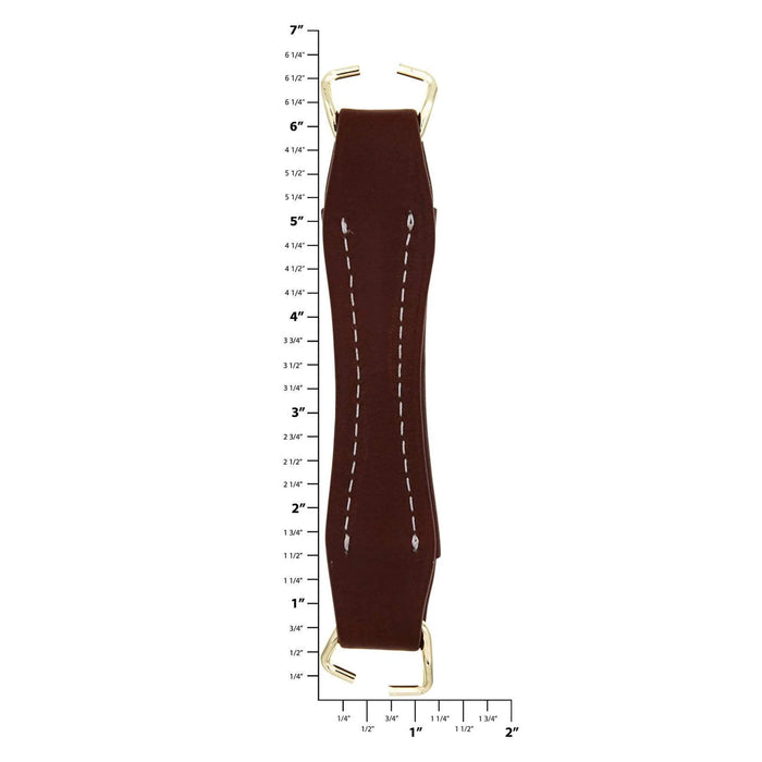5 3/4" Brown, Handle, Leather