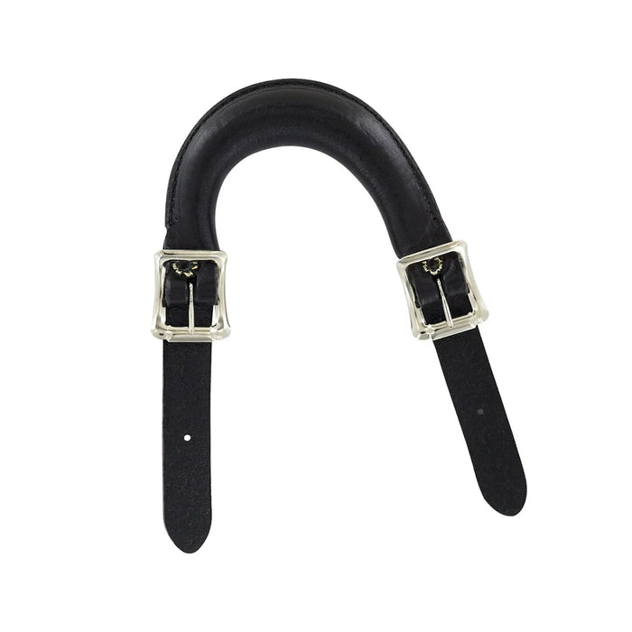 5" Black, Emergency Handle, Leather