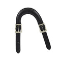 5" Black, Emergency Handle, Leather