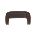 5" Brown, Padded Post Handle, Leather
