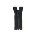 #5 Metal, Black, 30" YKK Separating Bomber Jacket Zipper with Black Oxide Teeth