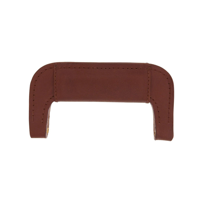 5" Tan, Padded Post Handle, Leather