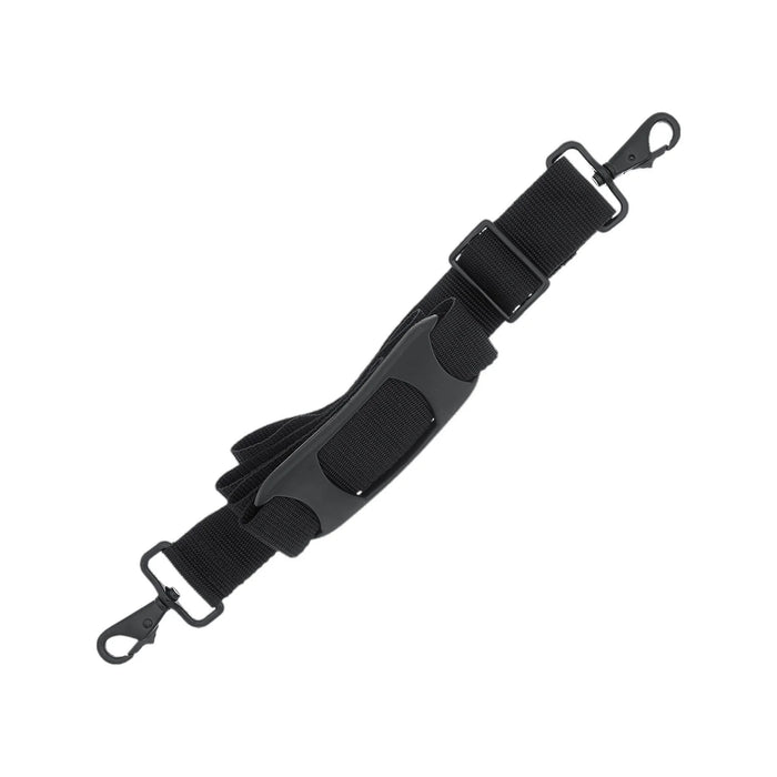 52" Black, Polypro Shoulder Strap with Pad, Polyester