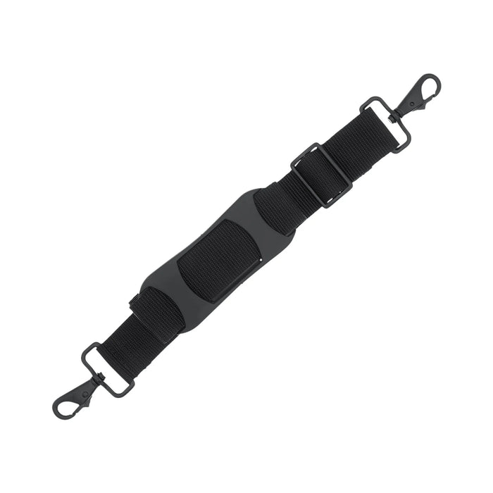 52" Black, Polypro Shoulder Strap with Pad, Polyester