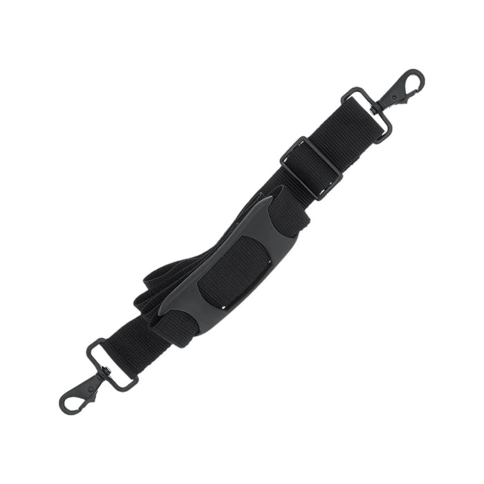 52" Black, Polypro Shoulder Strap with Pad, Polyester