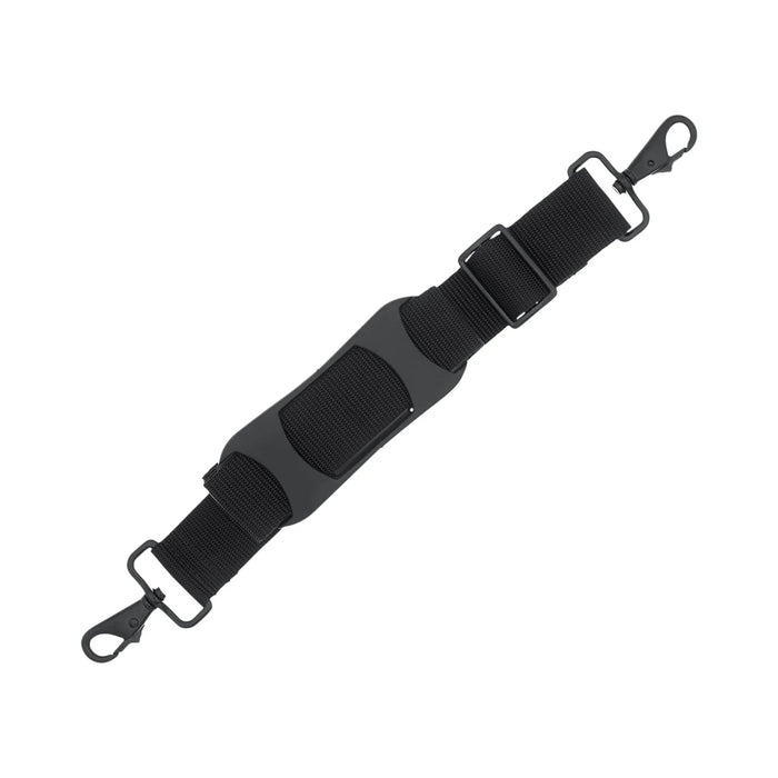 52" Black, Polypro Shoulder Strap with Pad, Polyester
