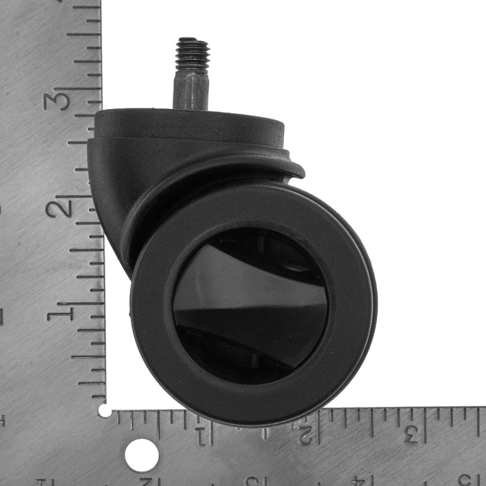 Ohio Travel Bag Wheels & Feet 52mm Black, Wheel with Assembly, Plastic, #L-3830 L-3830