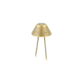 5/8" Antique Brass, Cone Handbag Bottom Stud Prong, Zinc Alloy-PK10