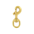 5/8" Brass, Swivel Snap Hook, Solid Brass