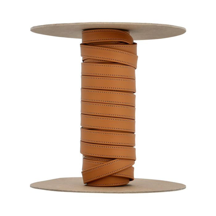 Ohio Travel Bag Strapping 5/8" Light Brown, Leather Strapping, Leather, #CALF-5-8-LTBRO CALF-5-8-LTBRO