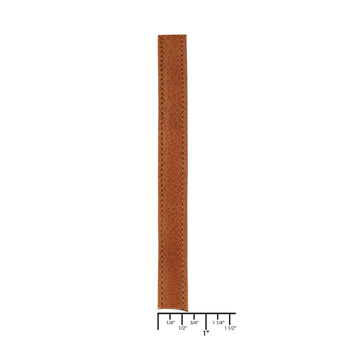 Ohio Travel Bag Strapping 5/8" Medium Brown, Leather Strapping, Leather, #CALF-5-8-MEDBRO CALF-5-8-MEDBRO