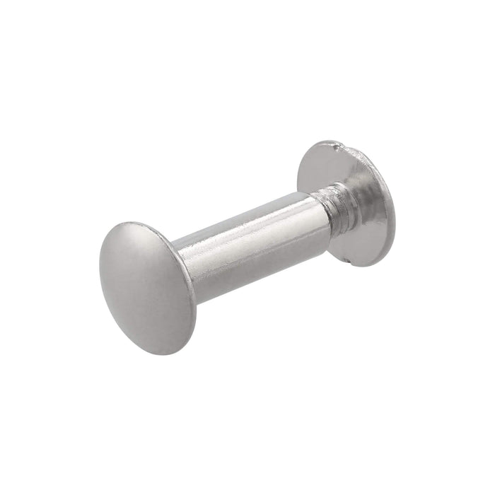 Ohio Travel Bag 5/8" Nickel, Chicago Screw, Solid Brass, #L-156-5-8-SBN L-156-5-8-SBN