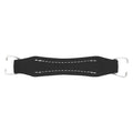 6 1/2" Black, Handle, Leather