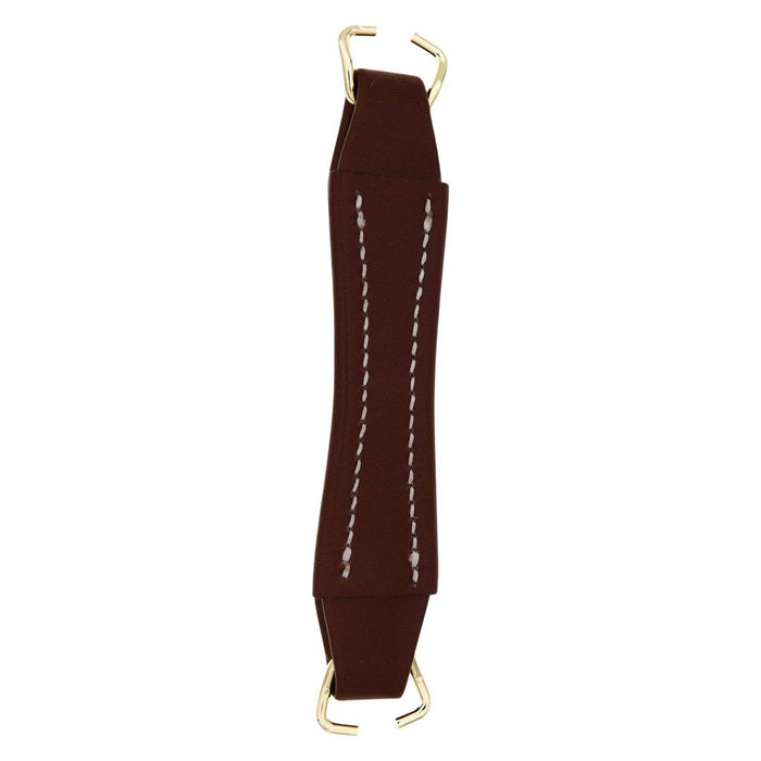 6 1/2" Brown, Handle, Leather