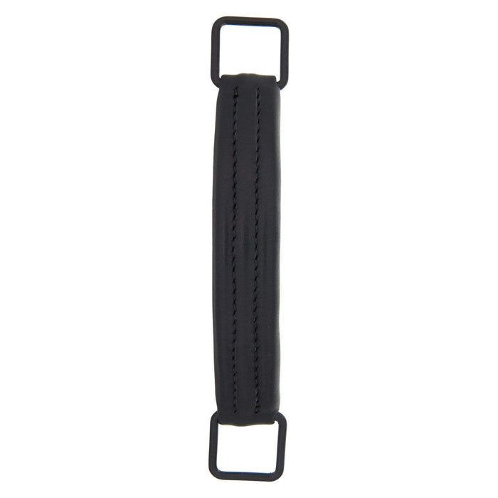 6" Black, Handle, Leather