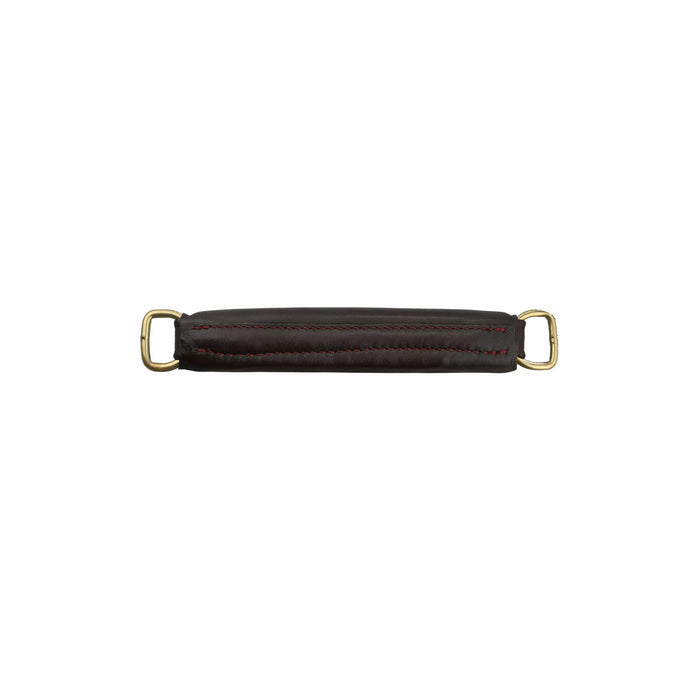 Ohio Travel Bag 6" Brown, Handle with Brass Hardware, Leather, #L-1802-BRO L-1802-BRO