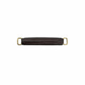 Ohio Travel Bag 6" Brown, Handle with Brass Hardware, Leather, #L-1802-BRO L-1802-BRO