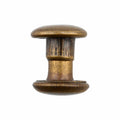 Ohio Travel Bag 6.5mm Antique Brass, Double Cap Jiffy Rivets, Solid Brass-100ct, #NB206D-ANTB NB206D-ANTB