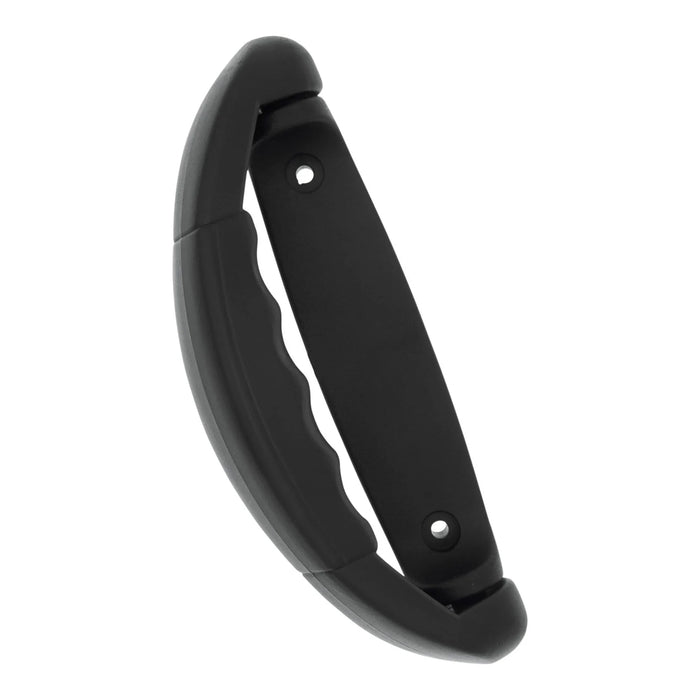 7 1/4" Black, Handle with Mounting Plate, Plastic