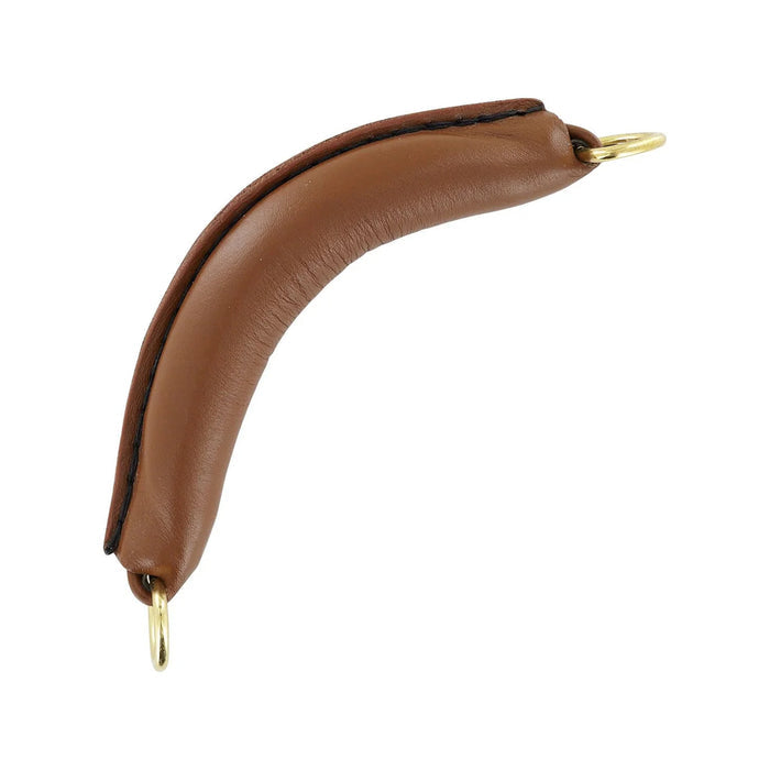 7" Tan, Handle with Gold Hardware, Leather