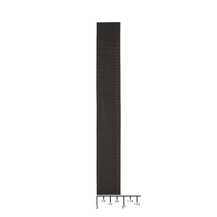 Ohio Travel Bag Strapping 7/8" Dark Brown. Leather Strapping, Leather, #CALF-7-8-DKBRO CALF-7-8-DKBRO