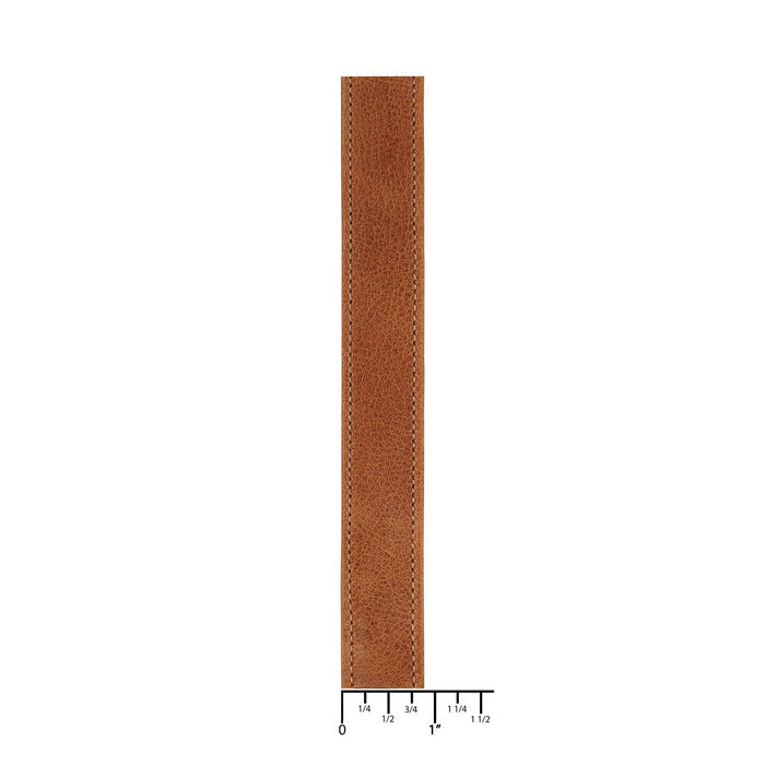 Ohio Travel Bag Strapping 7/8" Medium Brown, Leather Strapping, Leather, #CALF-7-8-MEDBRO CALF-7-8-MEDBRO