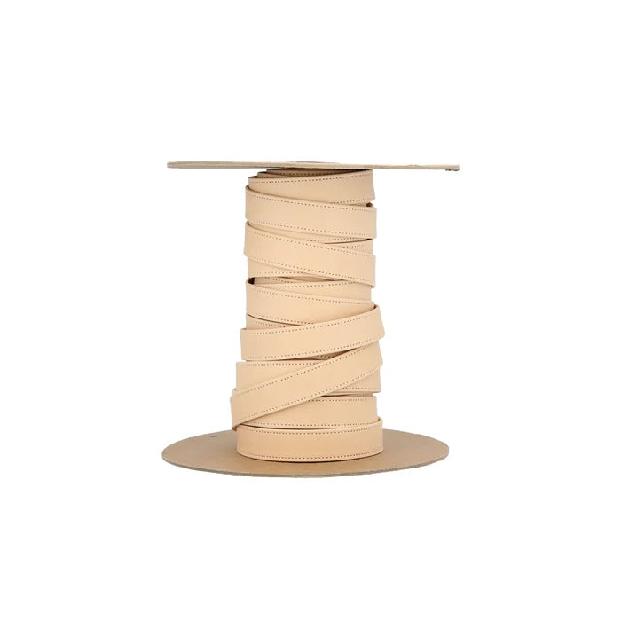 7/8" Natural Russet, Leather Strapping, Leather