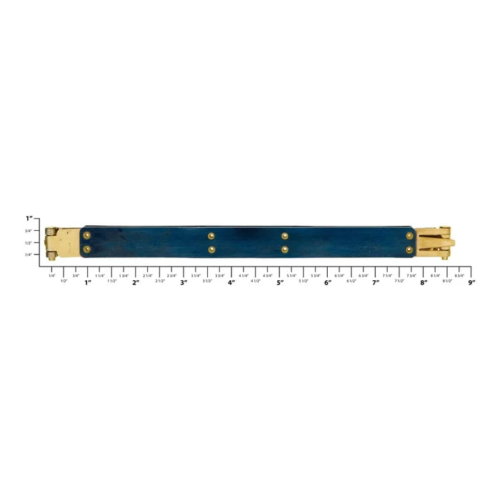 8" Facile Hexagonal Frame With Brass Hinges, Steel