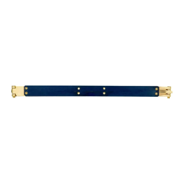 9", Facile Hexagonal Frame with Brass Hinges, Steel