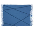 Abstract Diamond Blue Throw