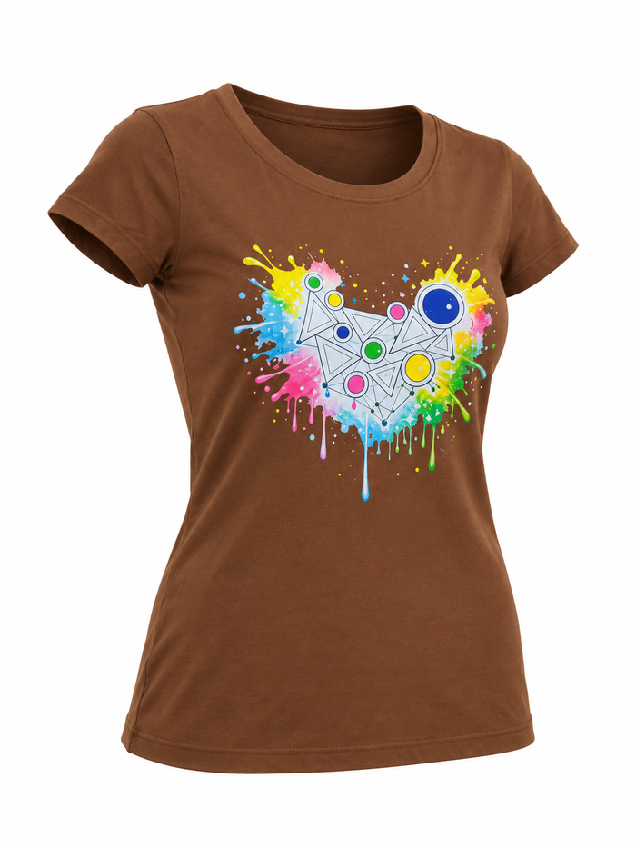 Abstract Geometric Graphic T-Shirt