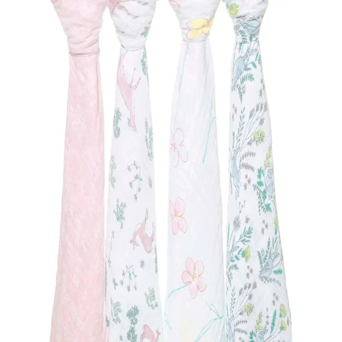 Aden & Anais Muslin Swaddles - 4 pack