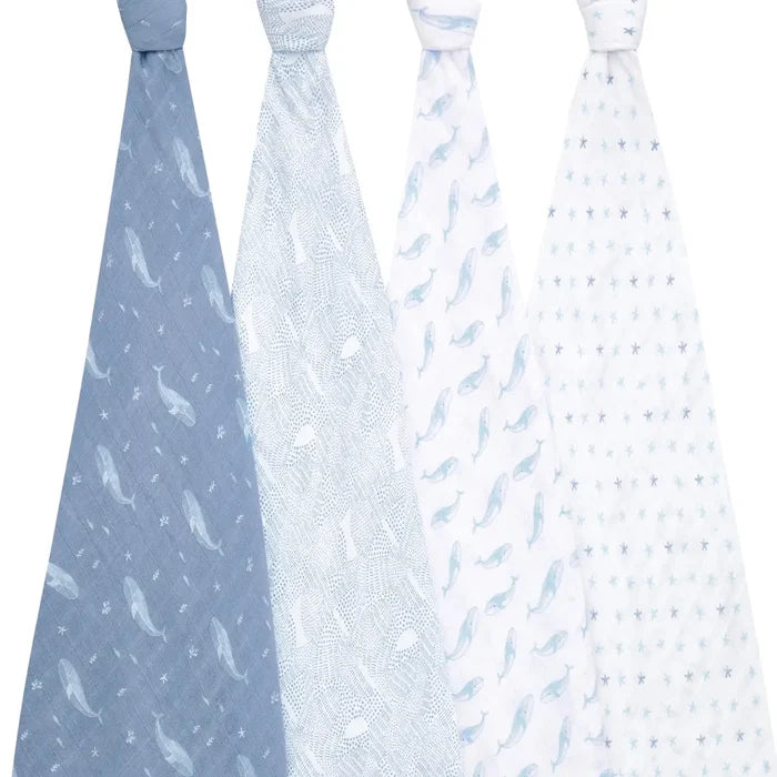 Aden and Anais Organic Swaddles 4 pack