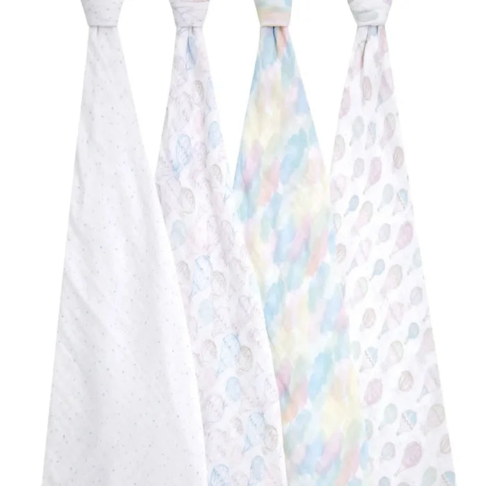 Aden and Anais Organic Swaddles 4 pack