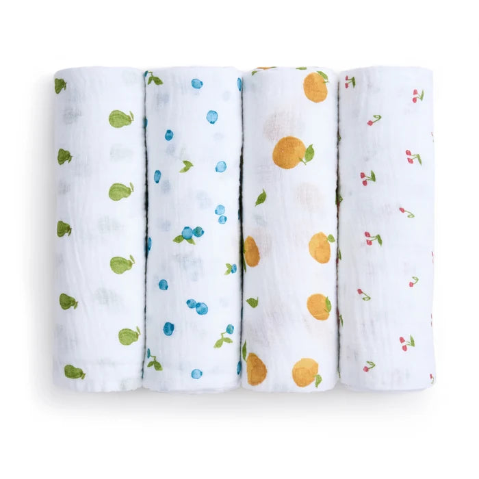 Aden and Anais Organic Swaddles 4 pack