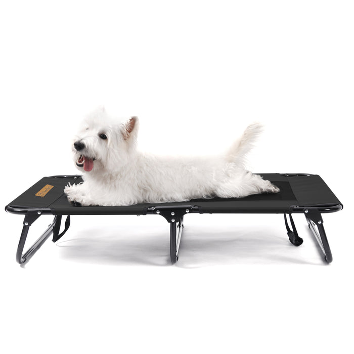 Adventure Foldable Travel Pet Cot Black Charlie's Pet Products