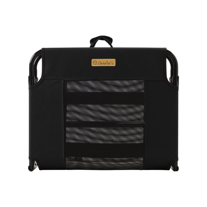 Adventure Foldable Travel Pet Cot Black Charlie's Pet Products