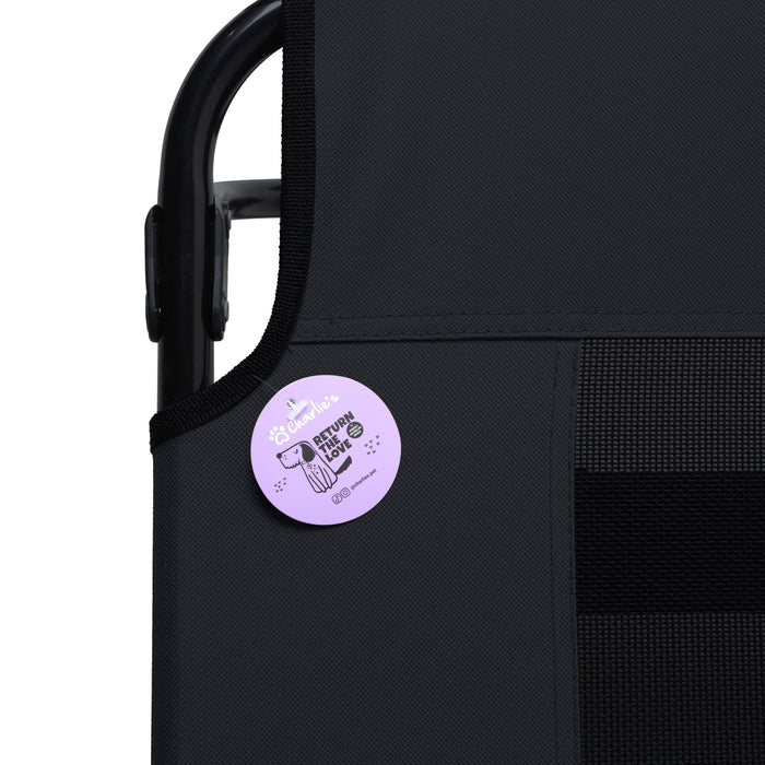 Adventure Foldable Travel Pet Cot Black Charlie's Pet Products