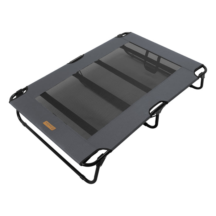 Adventure Foldable Travel Pet Cot Grey Charlie's Pet Products