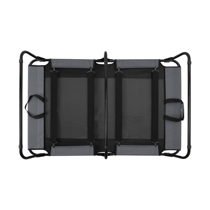 Adventure Foldable Travel Pet Cot Grey Charlie's Pet Products