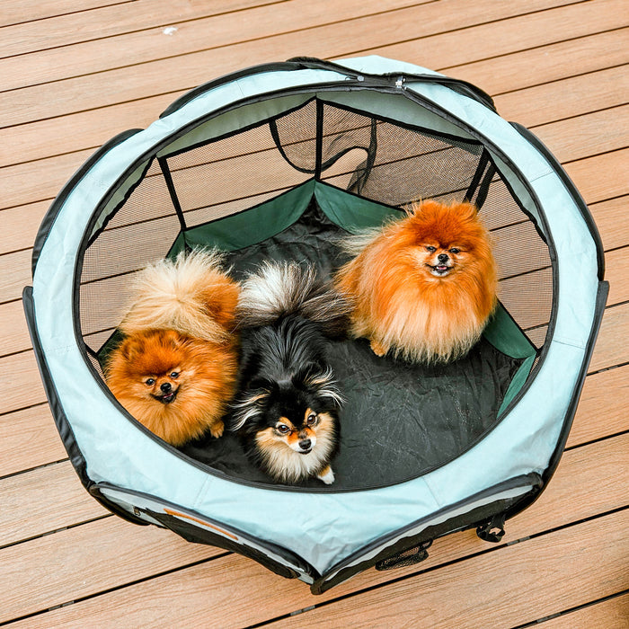 Adventure Pet Playpen Foldable Portable Crate Sage