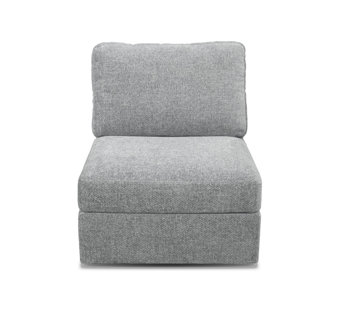 Arlo Grey Armless Chair