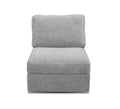 Arlo Grey Armless Chair