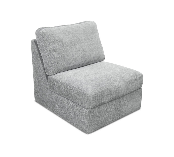 Arlo Grey Armless Chair