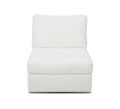 Arlo Ivory Armless Chair